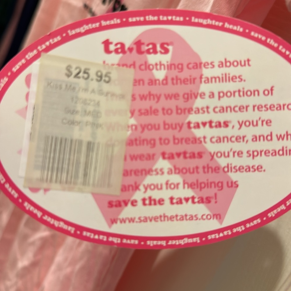 Save the Tatas tee - Picture 4 of 5